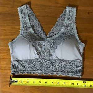 Grey Bralette, new without tags